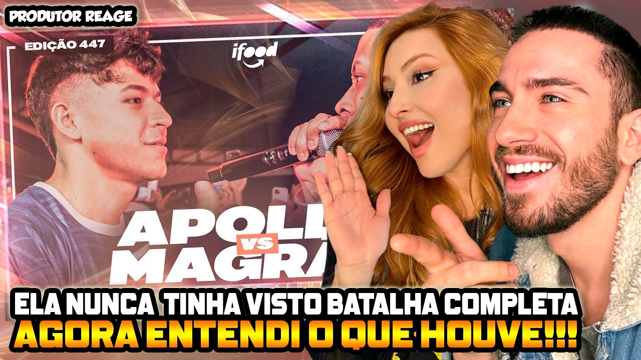 (ELA AMOU) LEIGA REAGE (RIVALIDADE! 🔥) APOLLO X MAGRÃO  🔥 (REACT)