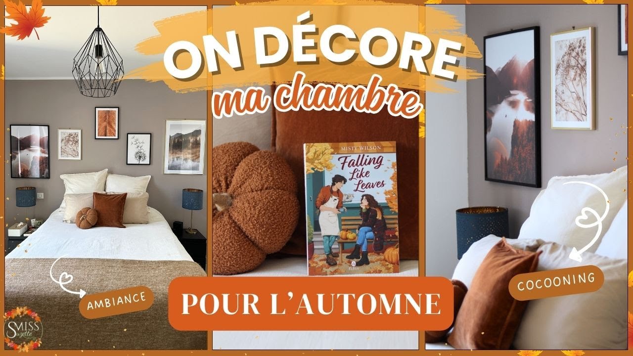 Avant / Après 😮 Je transforme ma chambre pour l'automne 🍁✨ ambiance cocooning garantie ! 🍂