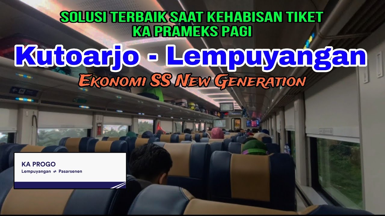 Kutoarjo - Lempuyangan tarif khusus Rp45.000 || KA PROGO