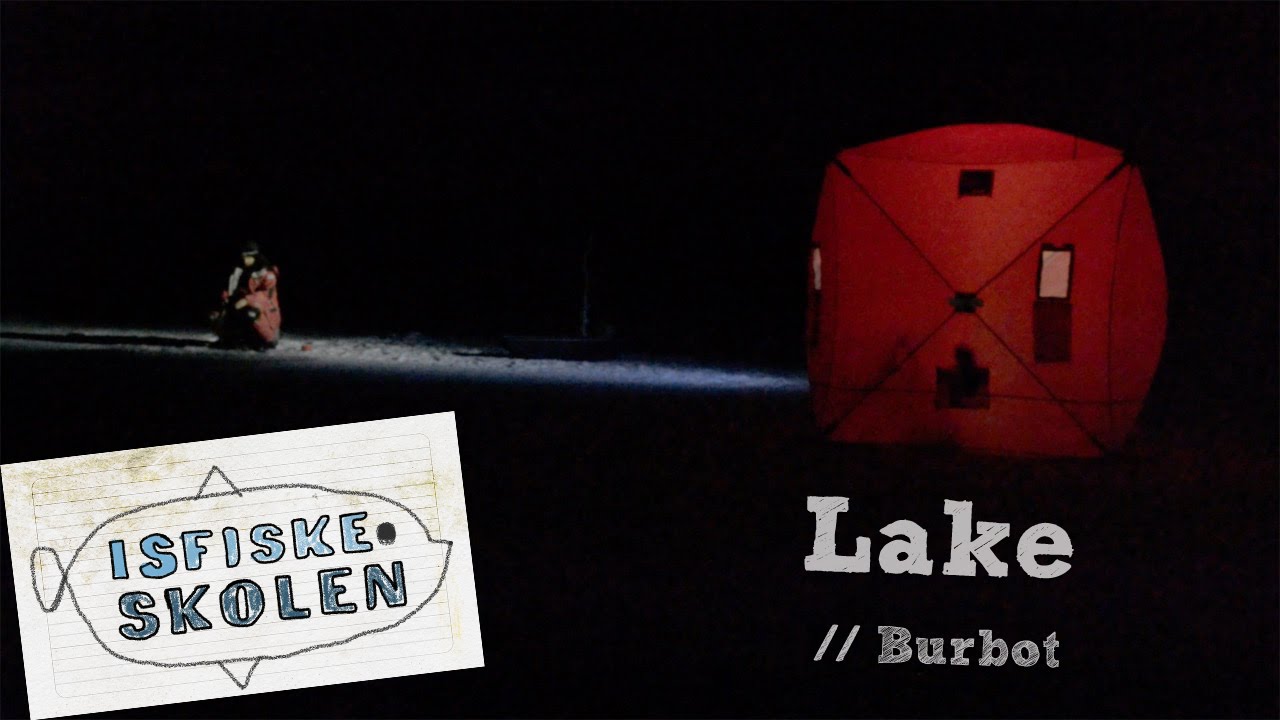 Isfiske lake // Ice fishing burbot - Isfiskeskolen Ep9