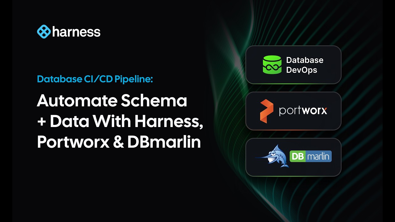 Database DevOps - Data management in your CI/CD pipeline with Harness, Portworx, and DBmarlin