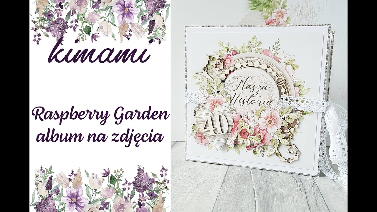 Raspberry Garden - album z okazji rocznicy ślubu - Lemoncraft || kimami