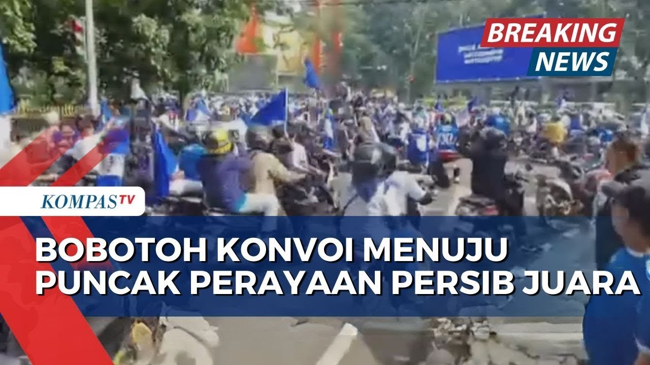 Persib Bandung Sempurnakan Gelar, Bobotoh Konvoi Meriahkan Kemenangan