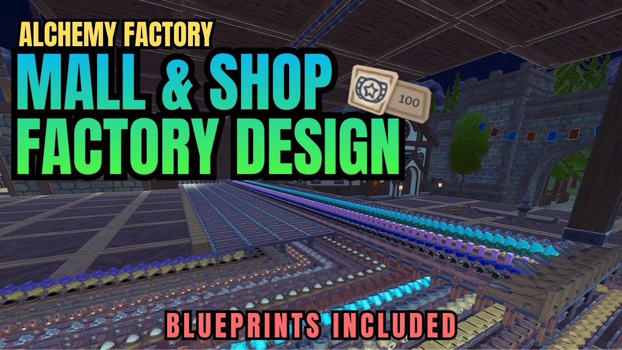 Crafting Mall & Shop Warehouse Factory Design Guide | Alchemy Factory