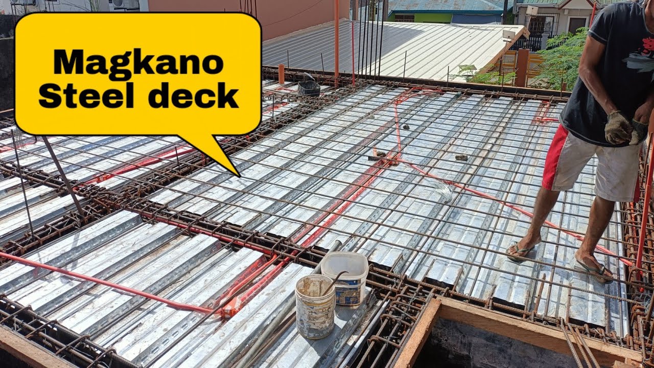 36 Sqm Steel Deck | Magkano Magagastos sa 36 Sqmter na steeldeck?
