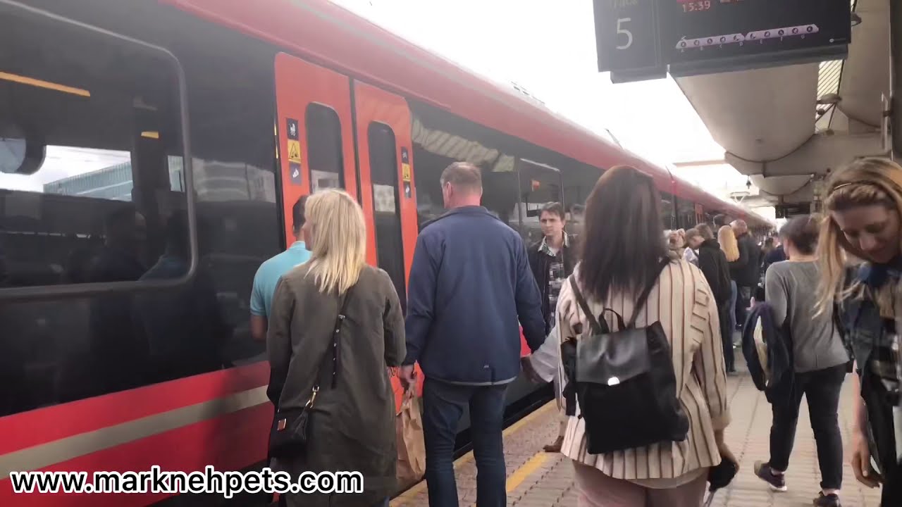Train & Bus Oslo To Torp Sandefjord Airport - Norway