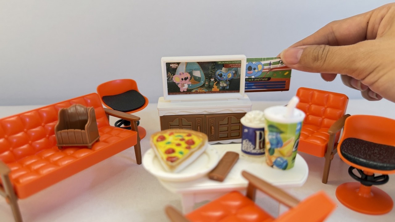 Toy ASMR 💛 Mini Living Room Décor Setup | Satisfying Unboxing & Arrange | No Talking