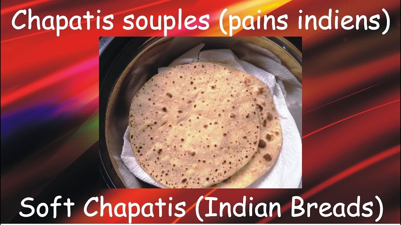 Authentic and Traditional Restaurant-Style Indian Chapatis / Chapatis (pains indiens sans levain)