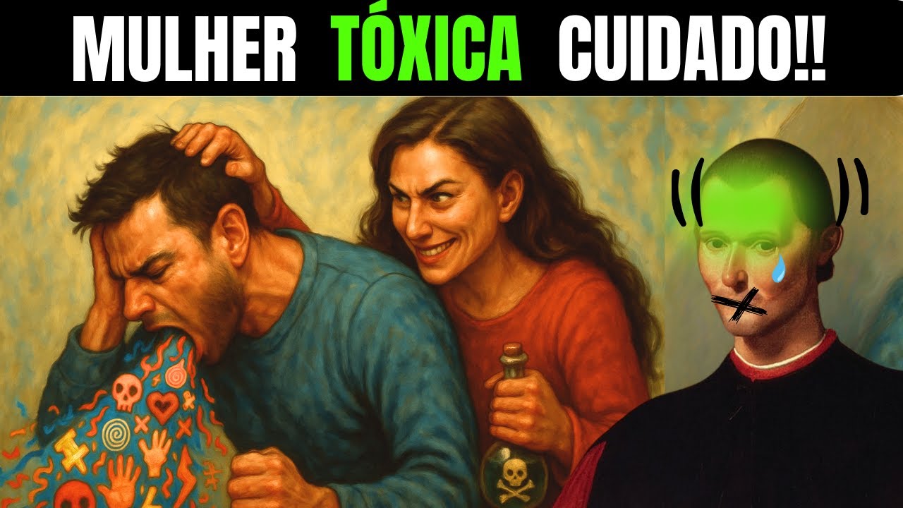 5 Sinais de Mulher TÓXICA que Todo Homem Deve Reconhecer (Maquiavel)