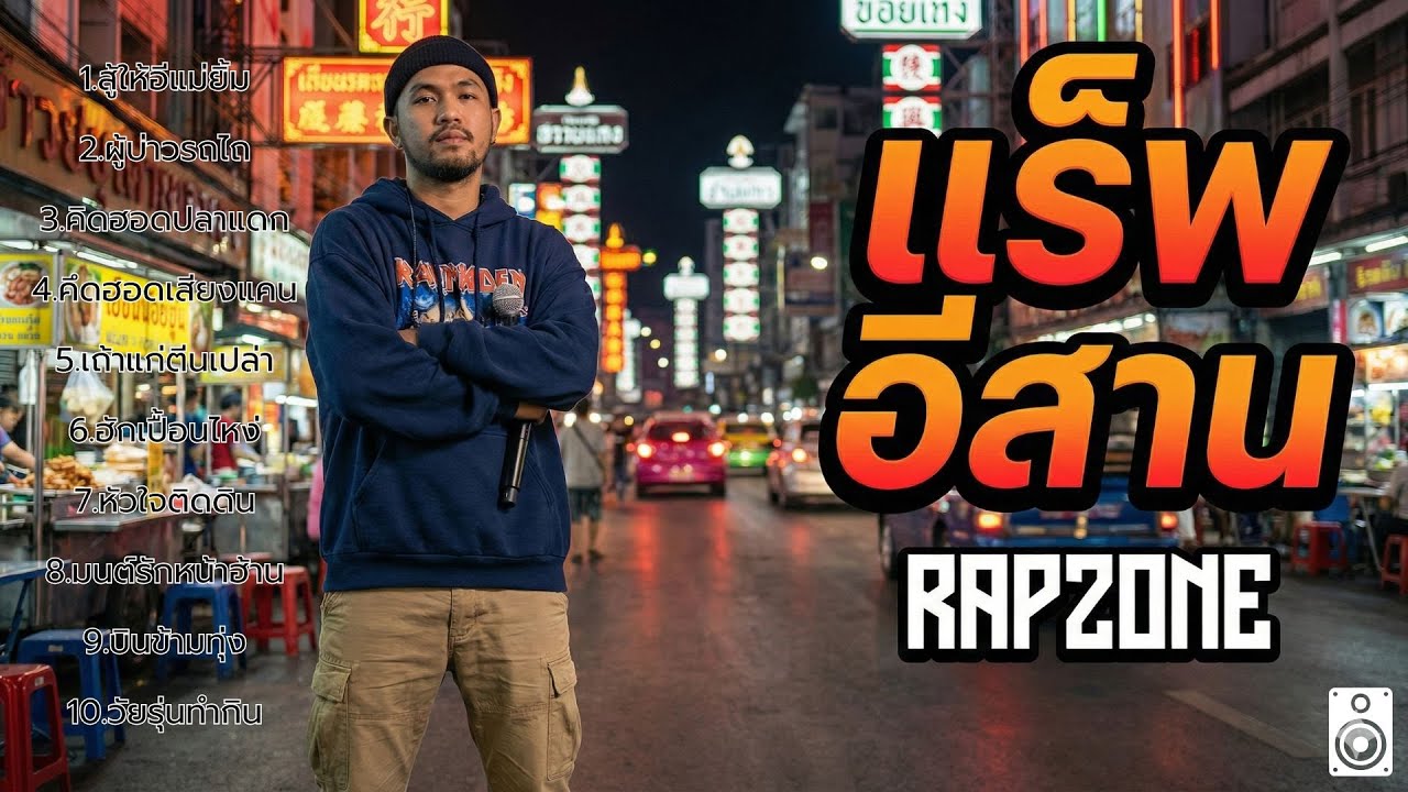 รวมเพลงแร็พอีสาน 🎵อินดี้มาใหม่ ฟังยาว 24 ชั่วโมงเต็ม มาแรงที่สุดในตอนนี้ (Longplay)