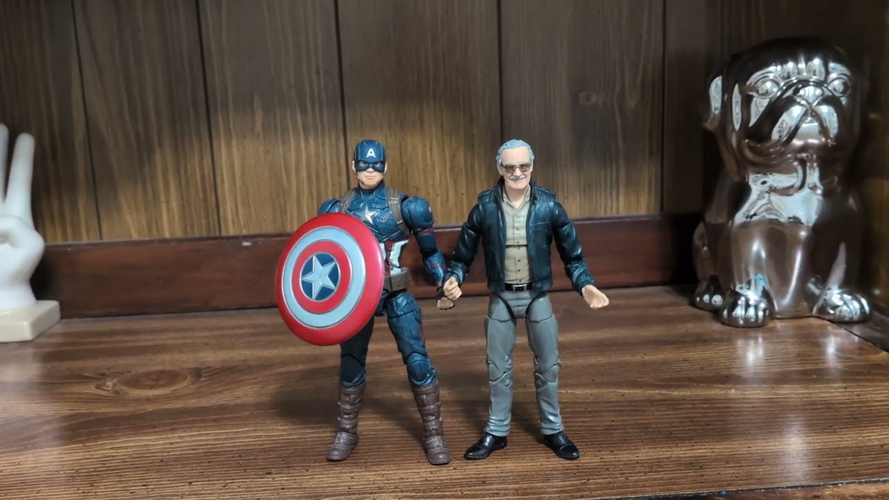 Captain America and Stan Lee 