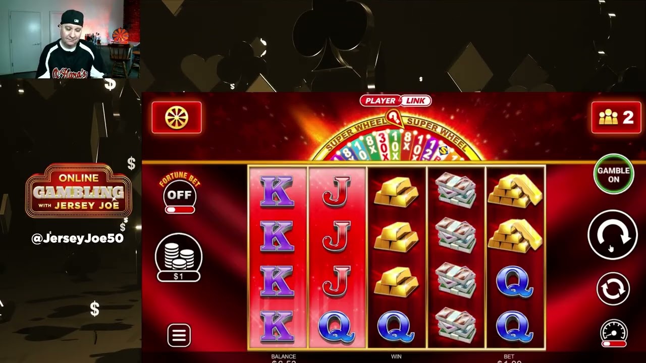 Gold Cash Free Spins Superwheel slot LIVE  [Online Gambling with Jersey Joe # 392]