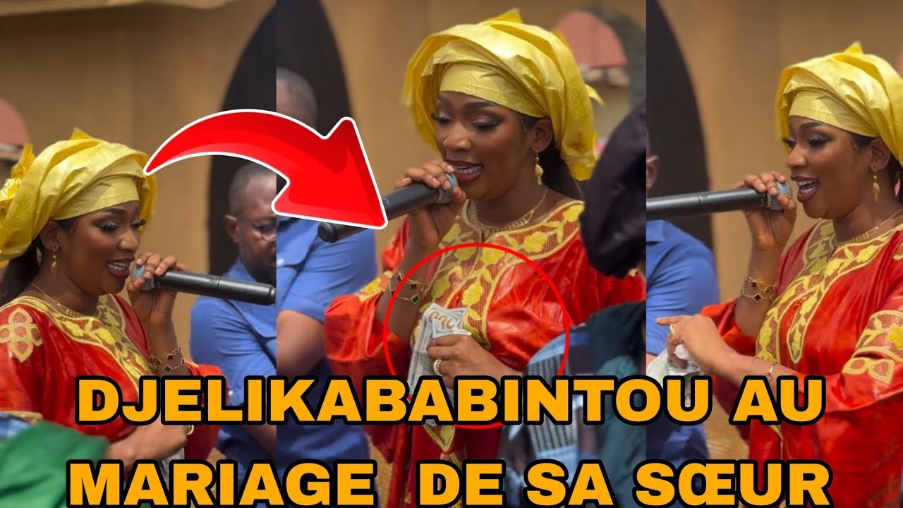 DJELIKABABINTOU AU MARIAGE  DE SA SŒUR  ❤️🥰❤️