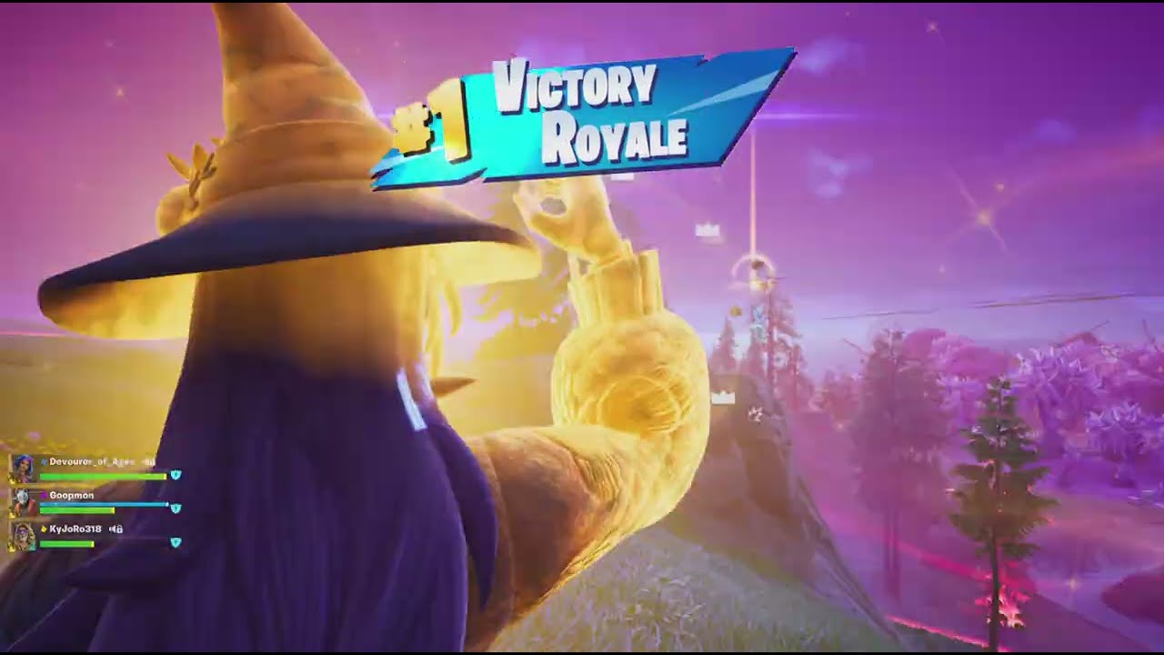 Fortnite chapter 7 season 1 zero builds squads Lexa hexbringer (nightshade style) gameplay 