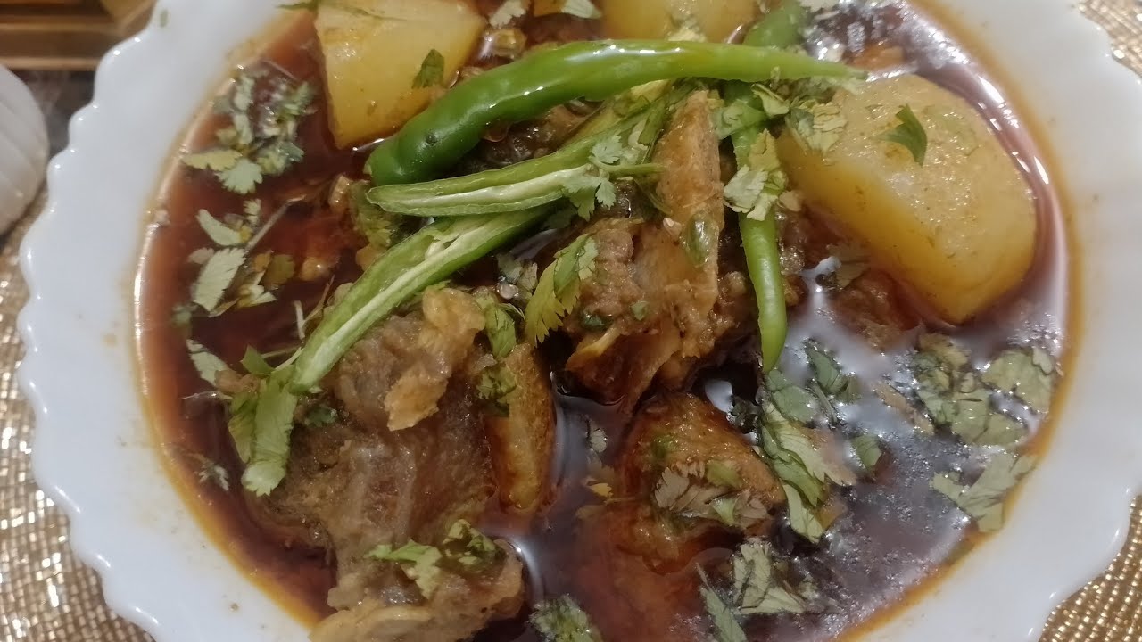 Easy and simple aalu goasht recipe.||😋👌#viralvideo #trending #my cooking recipes 