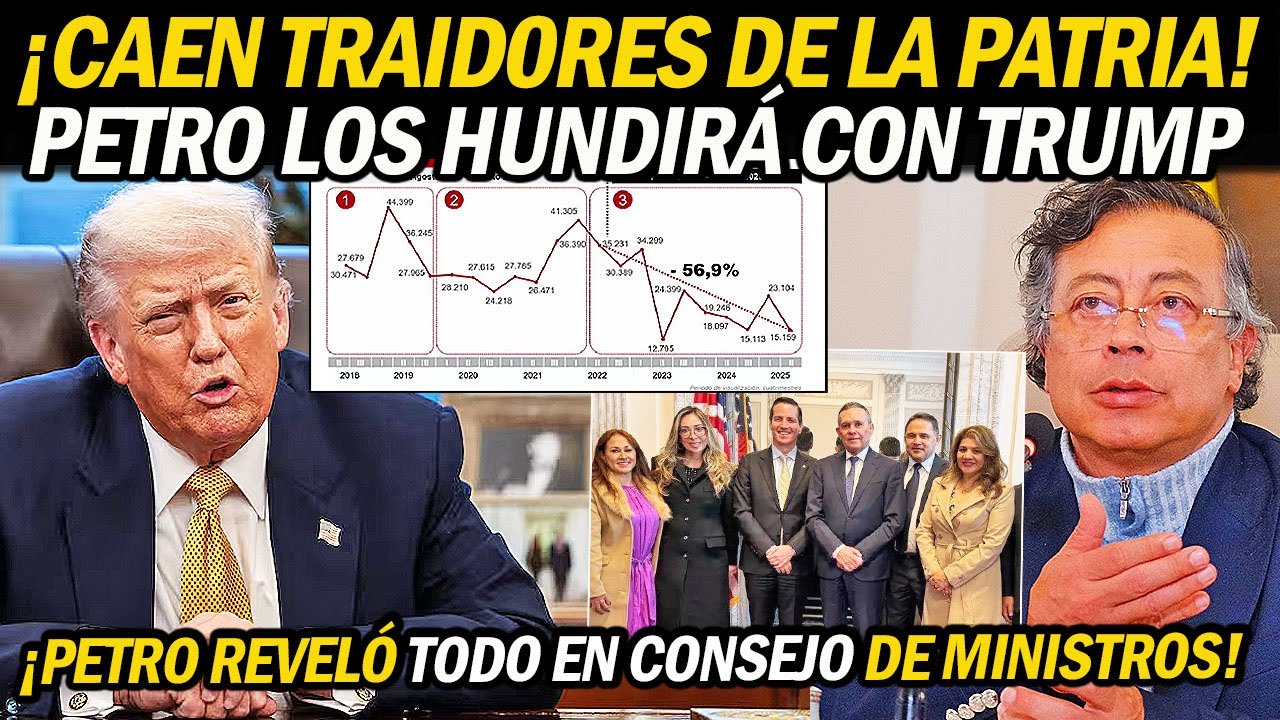 PETRO REVELÓ TODO: Así HUNDIRÁ a TRAID0RES de la PATRIA en Reunión TRUMP. Bajó 56% cultivos ilícitos