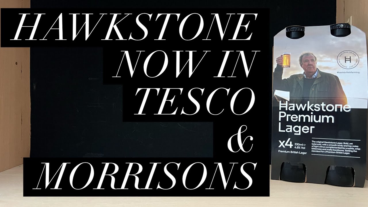 Обзор пива Hawkstone Lager. Пиво Hawkstone Lager теперь доступно в супермаркетах Tesco и Morrisons.
