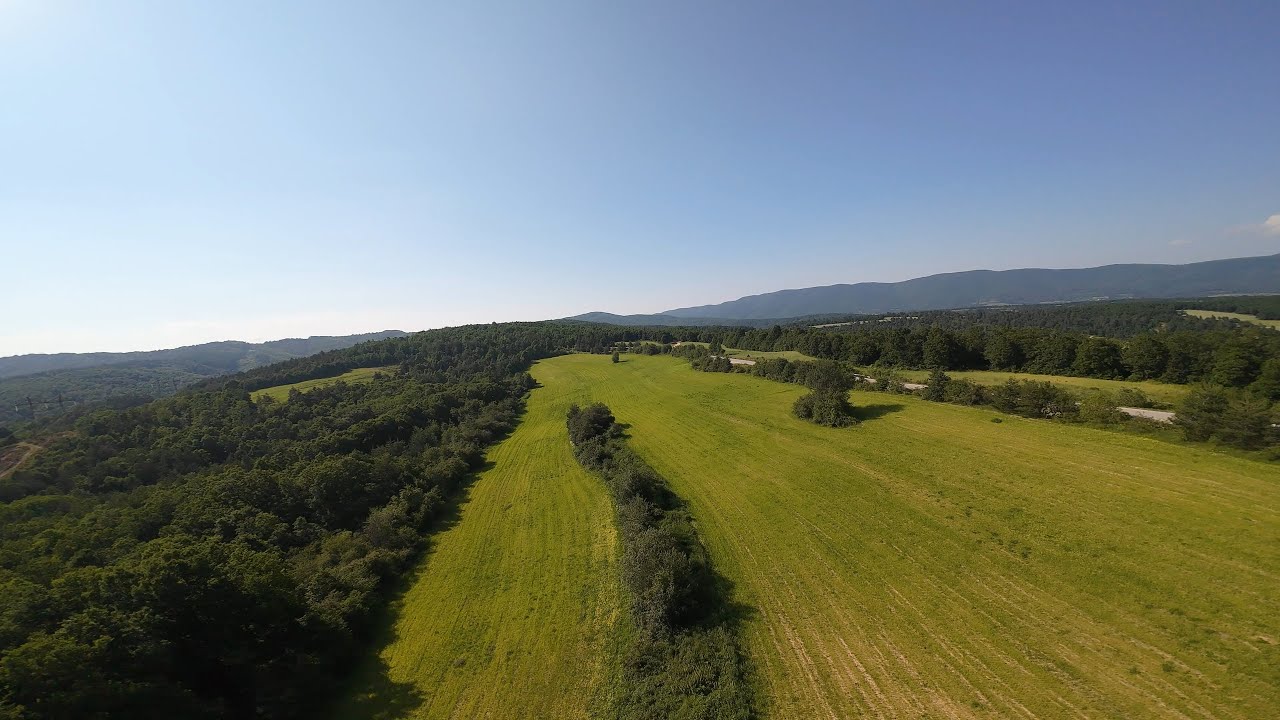 Balkan country road, forests and meadows — DJI Avata 2