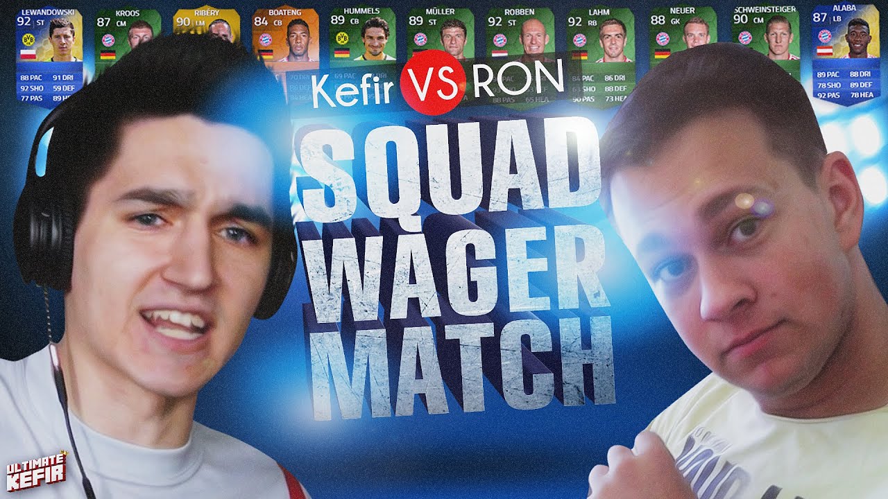 FIFA 14 | SQUAD WAGER MATCH | KEFIR VS RON