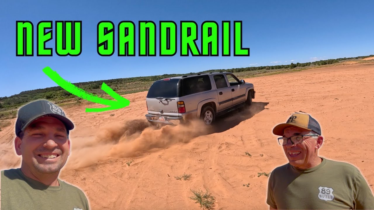 Testing My Free Suburban On The Sand Dunes! Will It Need Paddle Tires? 