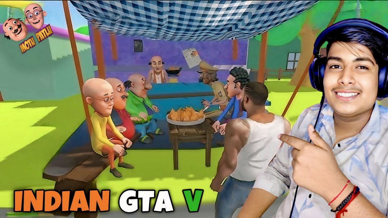 Franklin Found Secret Stairway to MOTU PATLU CITY in INDIAN BIKE DRIVING 3D
