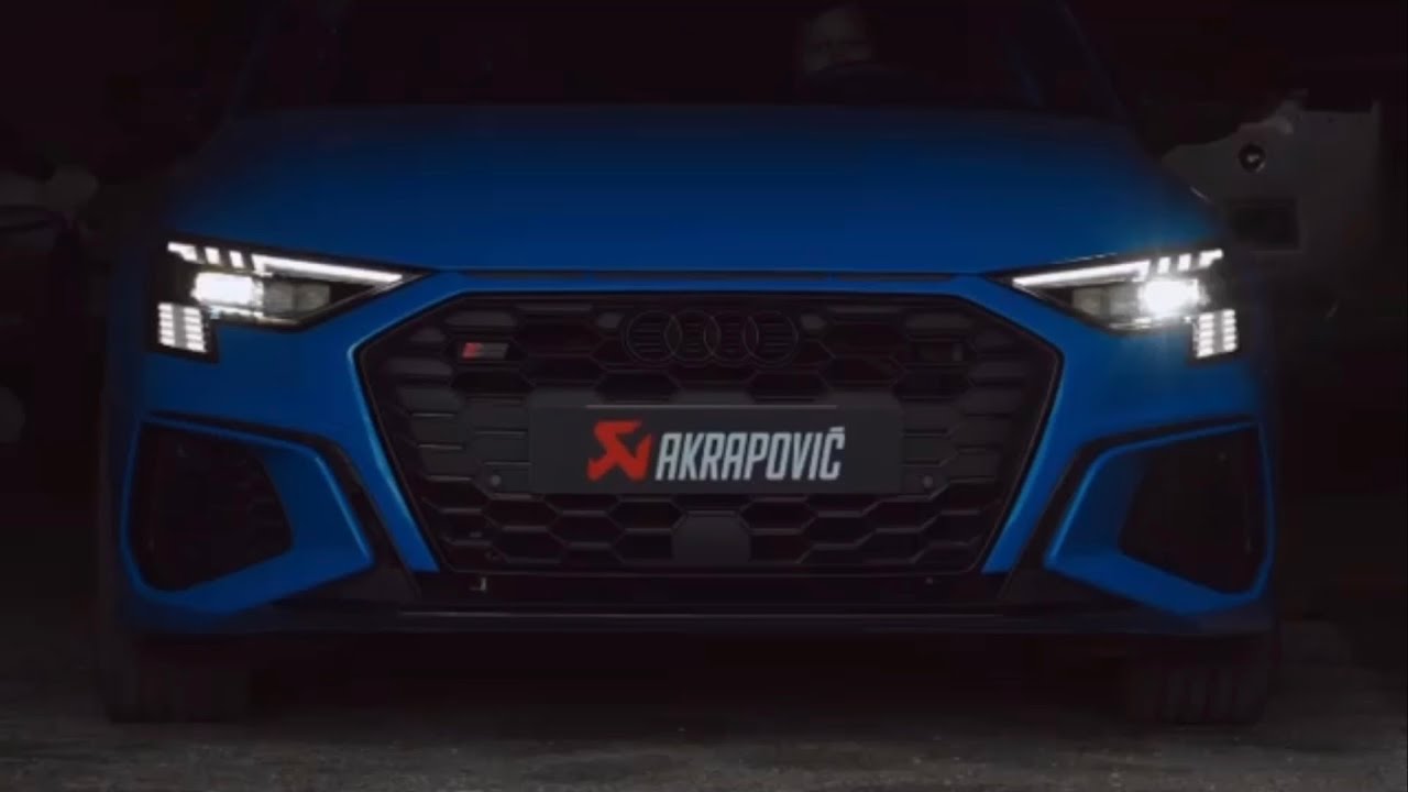 2021 Audi S3 with AKRAPOVIC exhaust system - INSANE sound