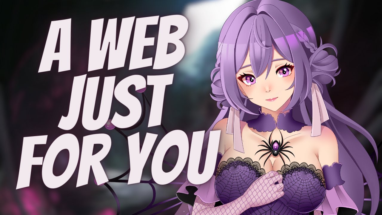 Lonely spider girl traps you in her web and keeps you (F4A) [ASMR] [Cuddles] [Hairplay] [Yandere]