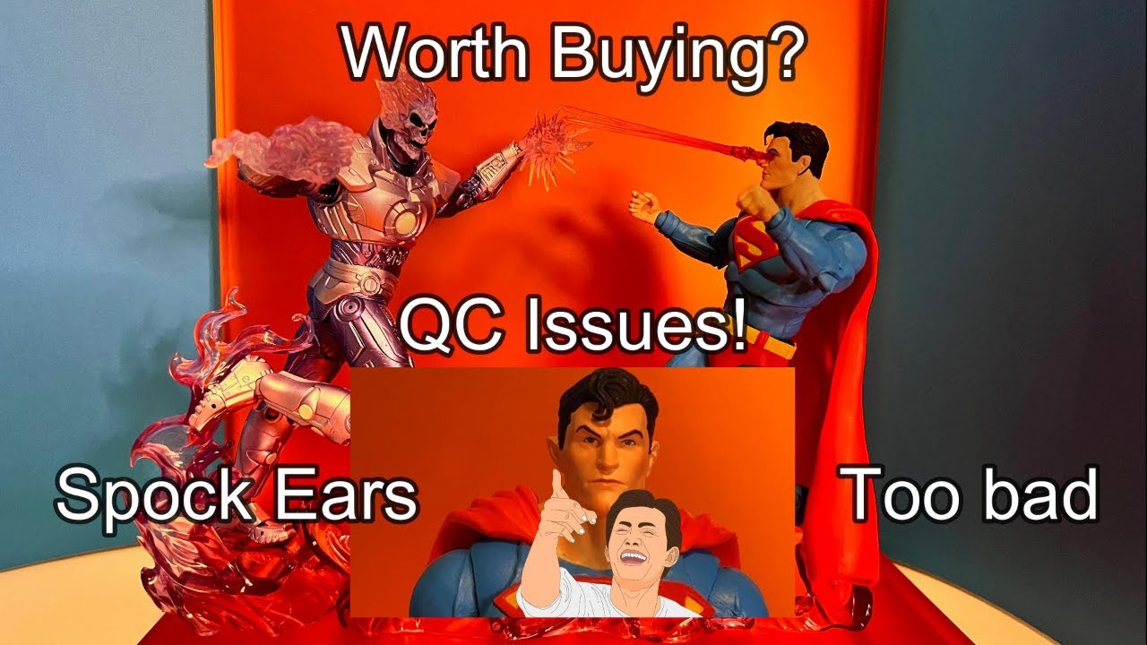 SUPERMAN vs Atomic Skull | McFarlane Toys | Action Figure Review