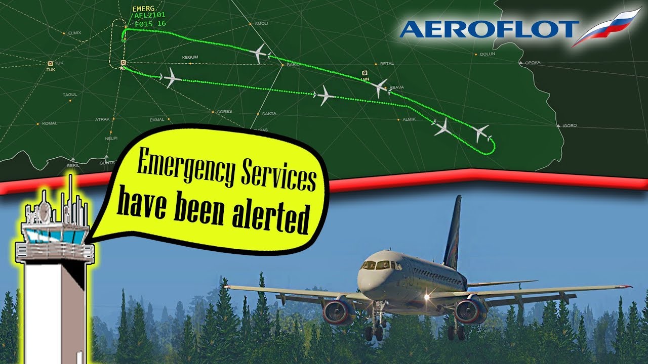 [REAL ATC] Aeroflot Sukhoi SUFFERS A DECOMPRESSION enroute | Returns to Riga