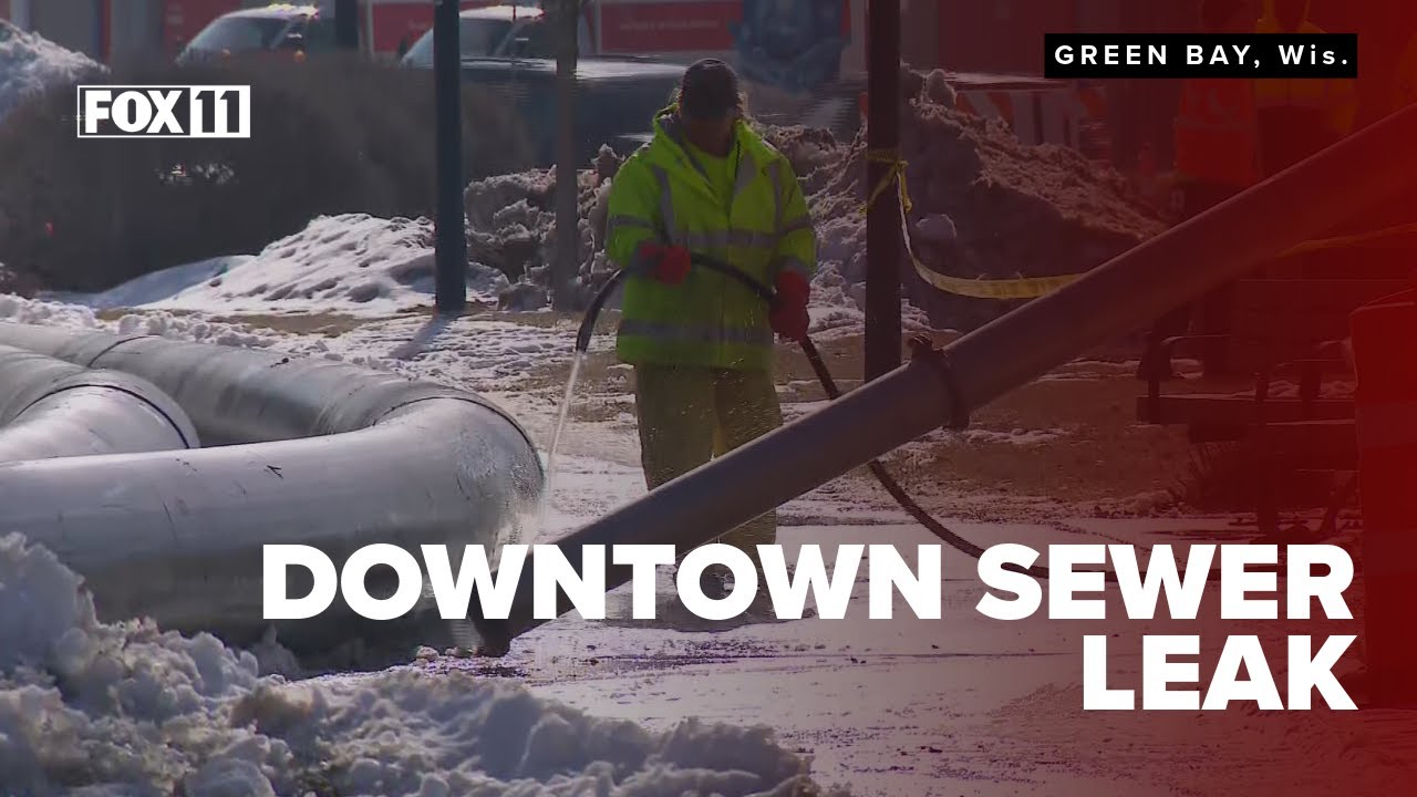 Officials talk about downtown Green Bay sewer leak
