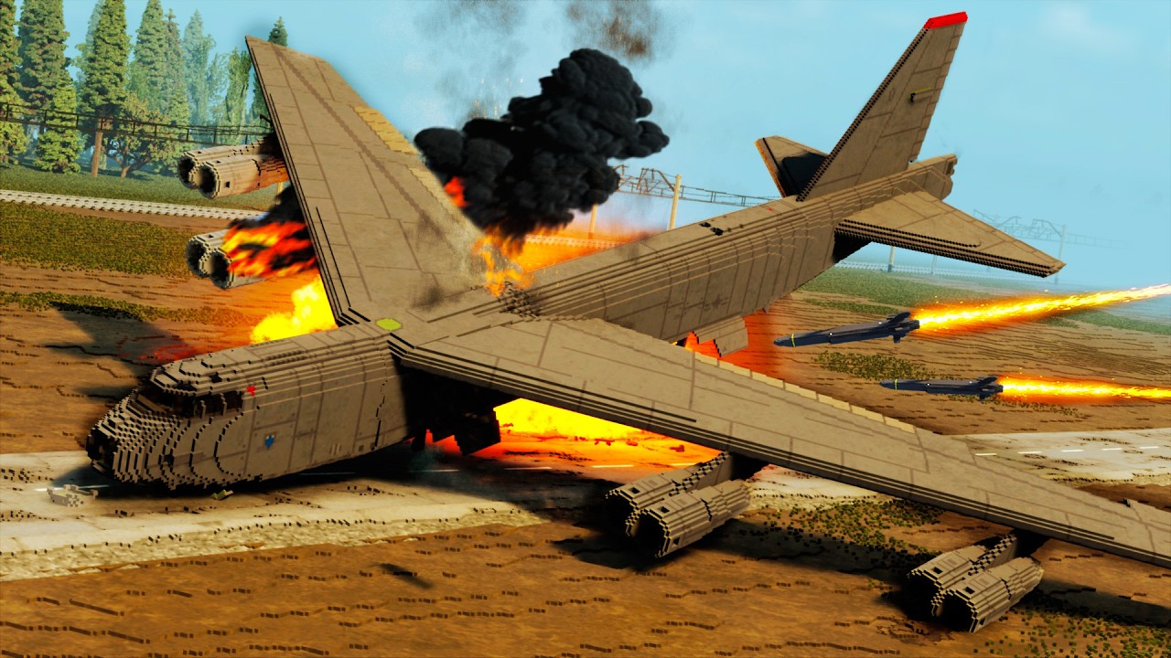 Realistic Plane Shootdowns & Crashes | Teardown