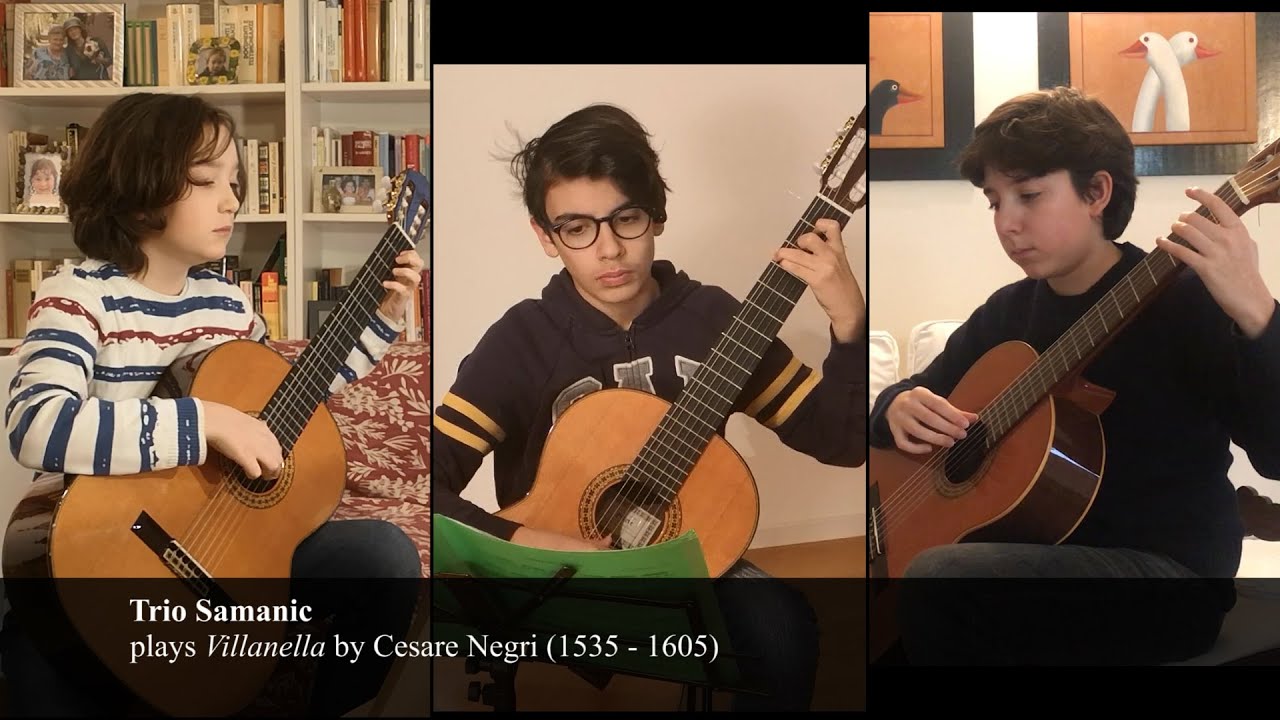 Cesare Negri - Villanella played by Trio Samanic