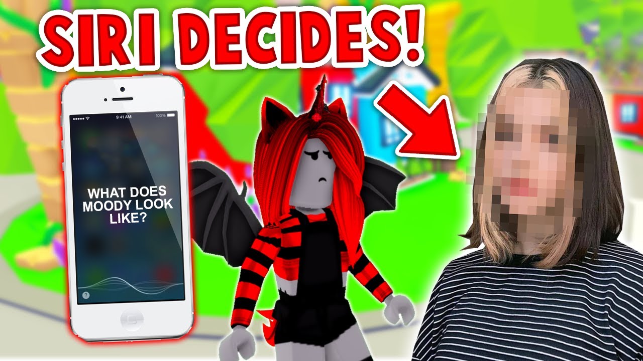 SIRI DECIDES What HUMAN MOODY LOOKS LIKE In Adopt Me! (Roblox)