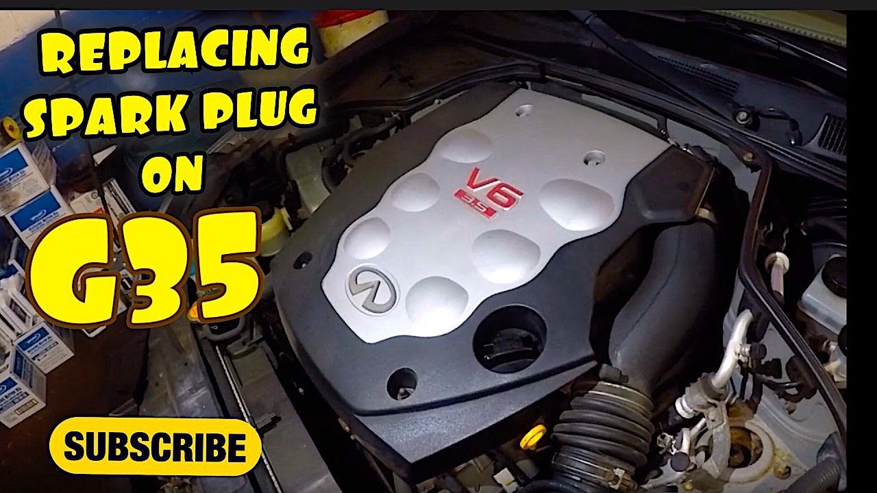 How to replace Spark plugs on Infiniti G35 2003 to 2007
