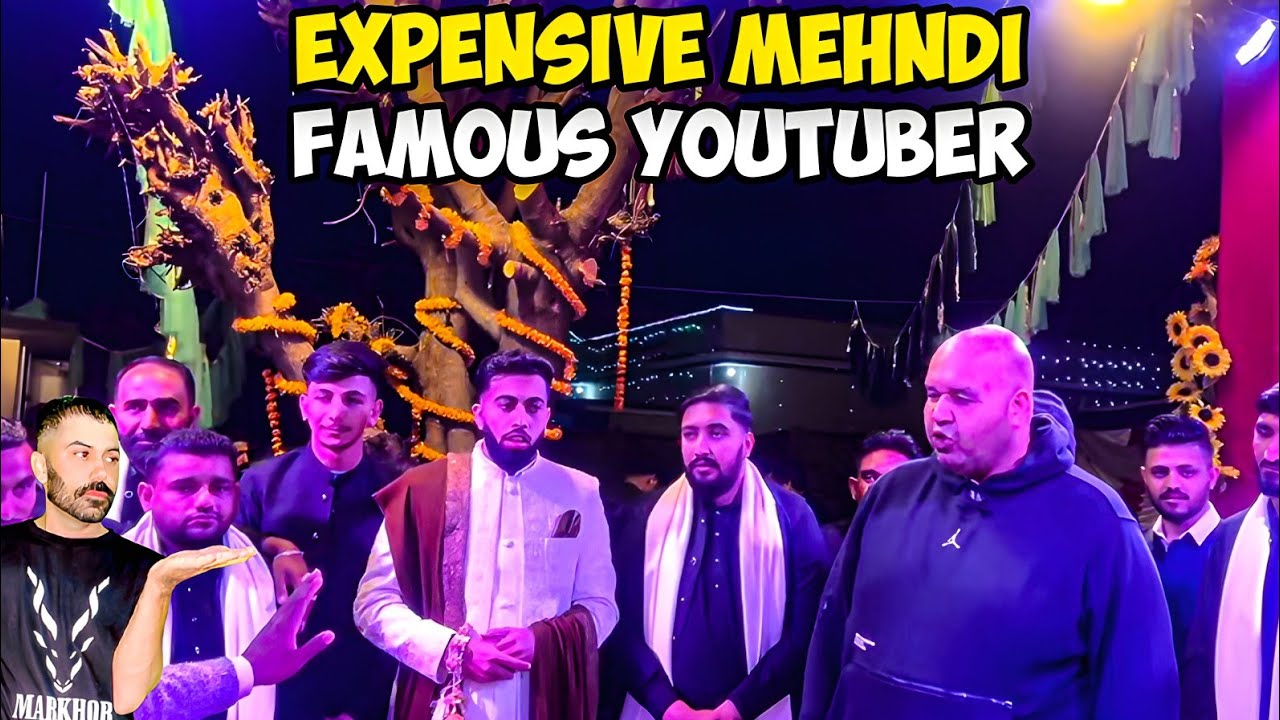 Most expensive Mehndi program in kandore village |Famous youtuber wedding |khadimabad dadyal vlog