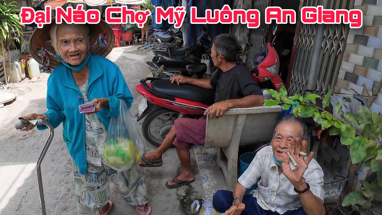 Đại Náo Chợ Mỹ Luông An Giang Người Lớn Tuổi Khó Khăn Mua Bán Vất Vả Rất Nhiều | Khương Nhựt Minh
