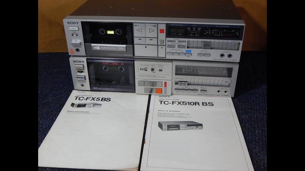 VENDA -DESAPEGANDO - TAPES SONY PARA MANUTENÇÃO TC-FX5BS- TC-FX510R