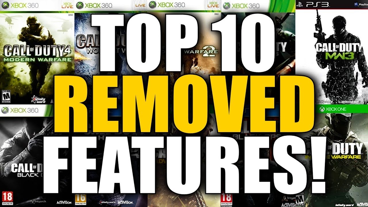 Top 10 REMOVED Features in Call of Duty History! (What Happened..?)