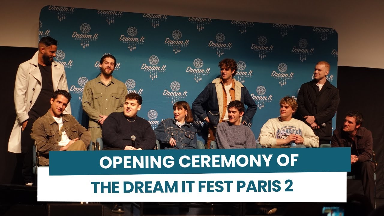 Opening ceremony of the DIF Paris 2 (Hunger Games, Heartstopper, Shameless, Teen Wolf, The 100)