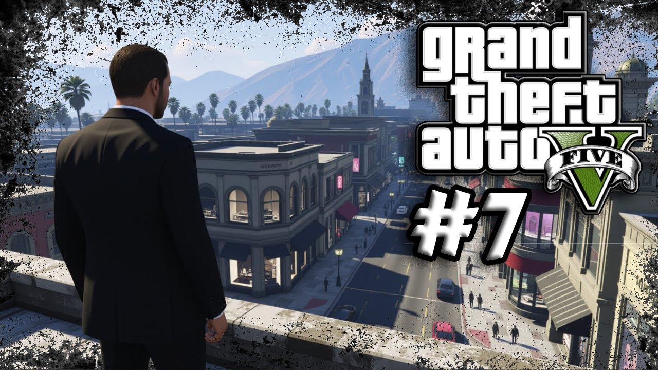 GTA V #7 (RusDub) ► AMANDA jinoyatga qo'l urdi ► TILLA do'konini gop stop ► O'zbekcha Let's PLAY