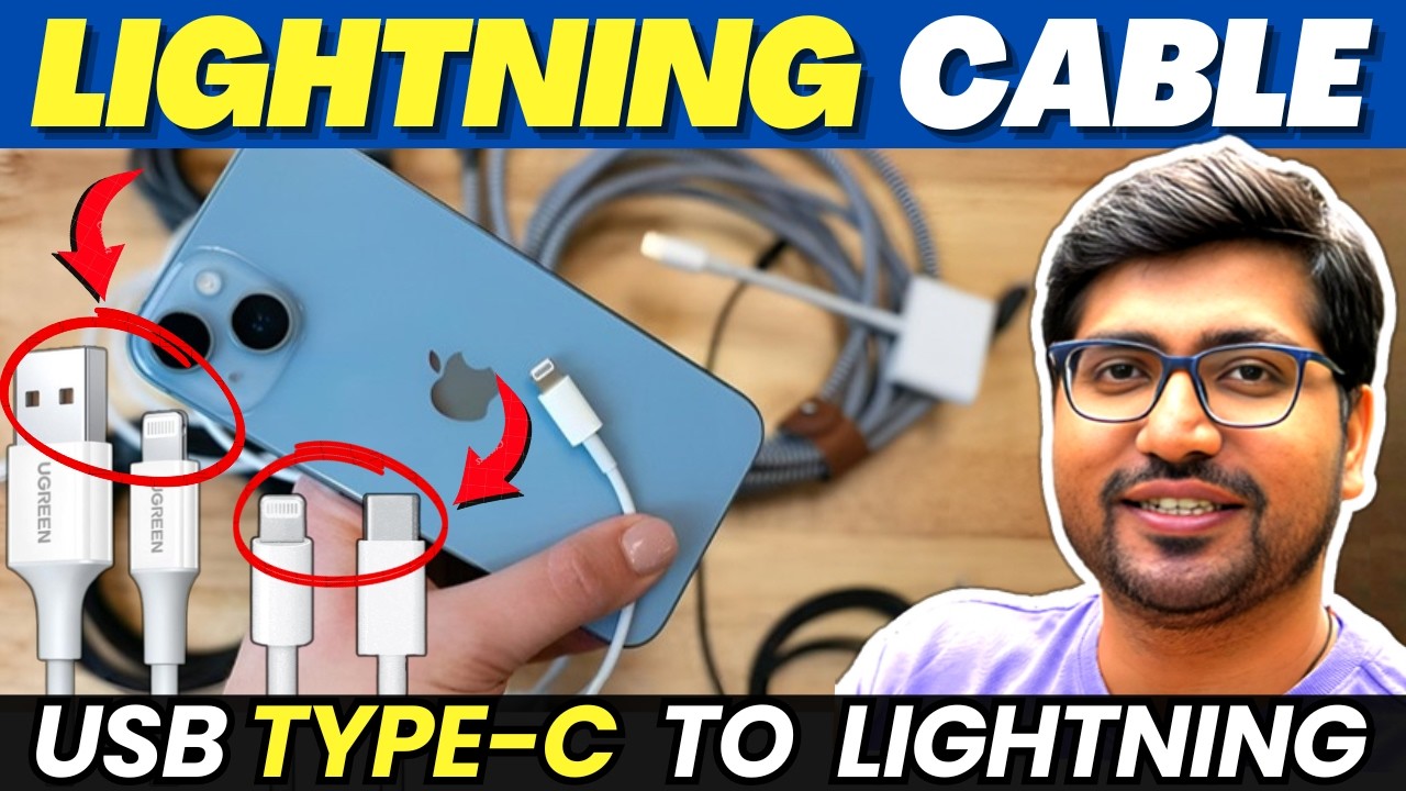 [TOP 3]🔥Best Lightning Cable for iPhone in India🔥Best MFi certified Lightning Cable for iphone