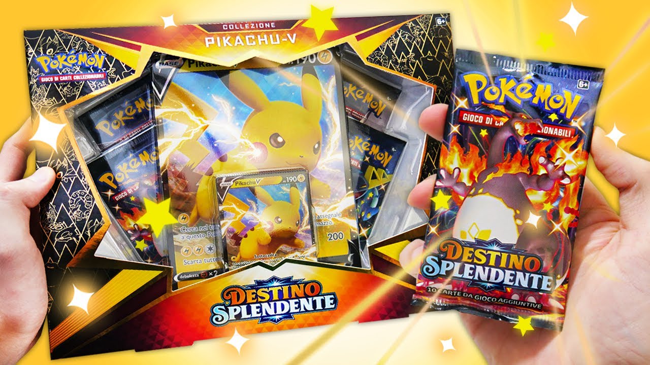 *TROVO IL GOD PACK ITALIANO!* APRO LA COLLEZIONE DI PIKACHU-V! - Pokémon TCG Destino Splendente