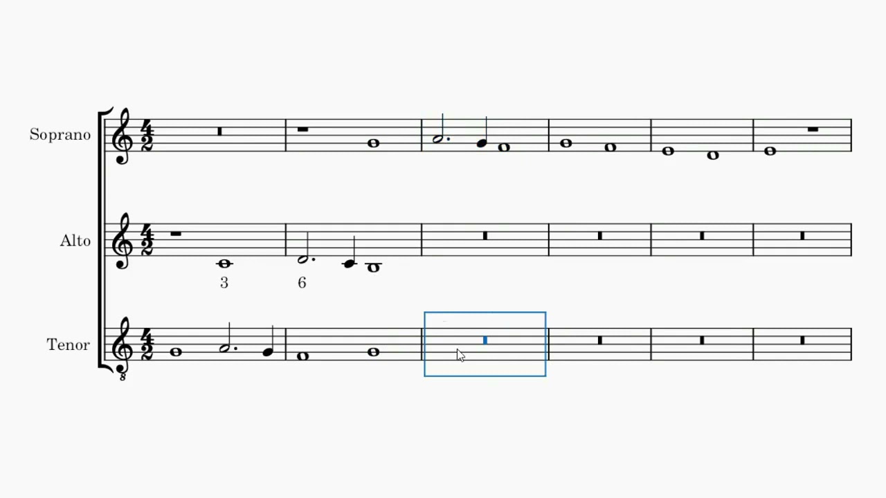 3-voiced writing in the style of Palestrina! (Watch me compose)