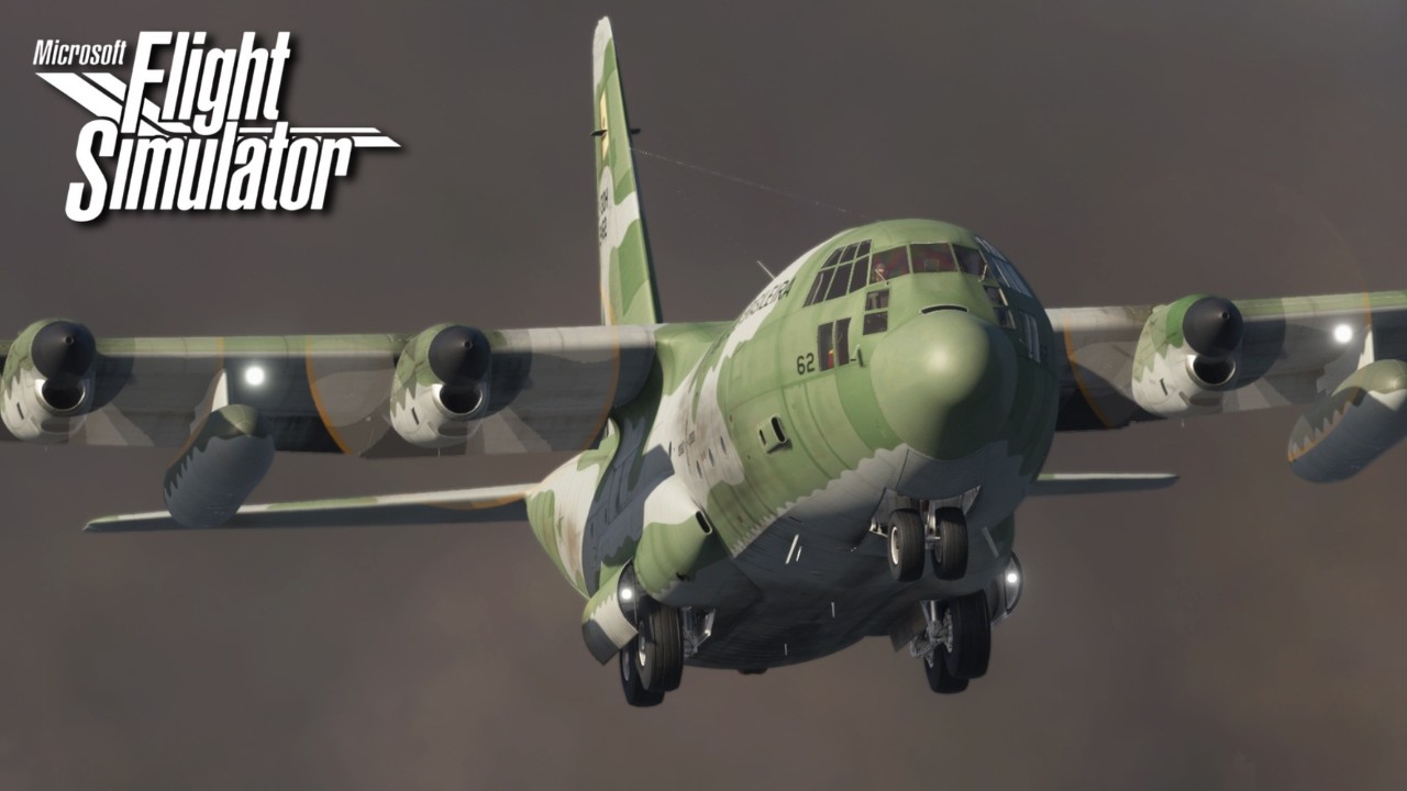 Microsoft Flight Simulator | Lockheed C-130 Hercules | Remote Cargo Ops | Antarctica