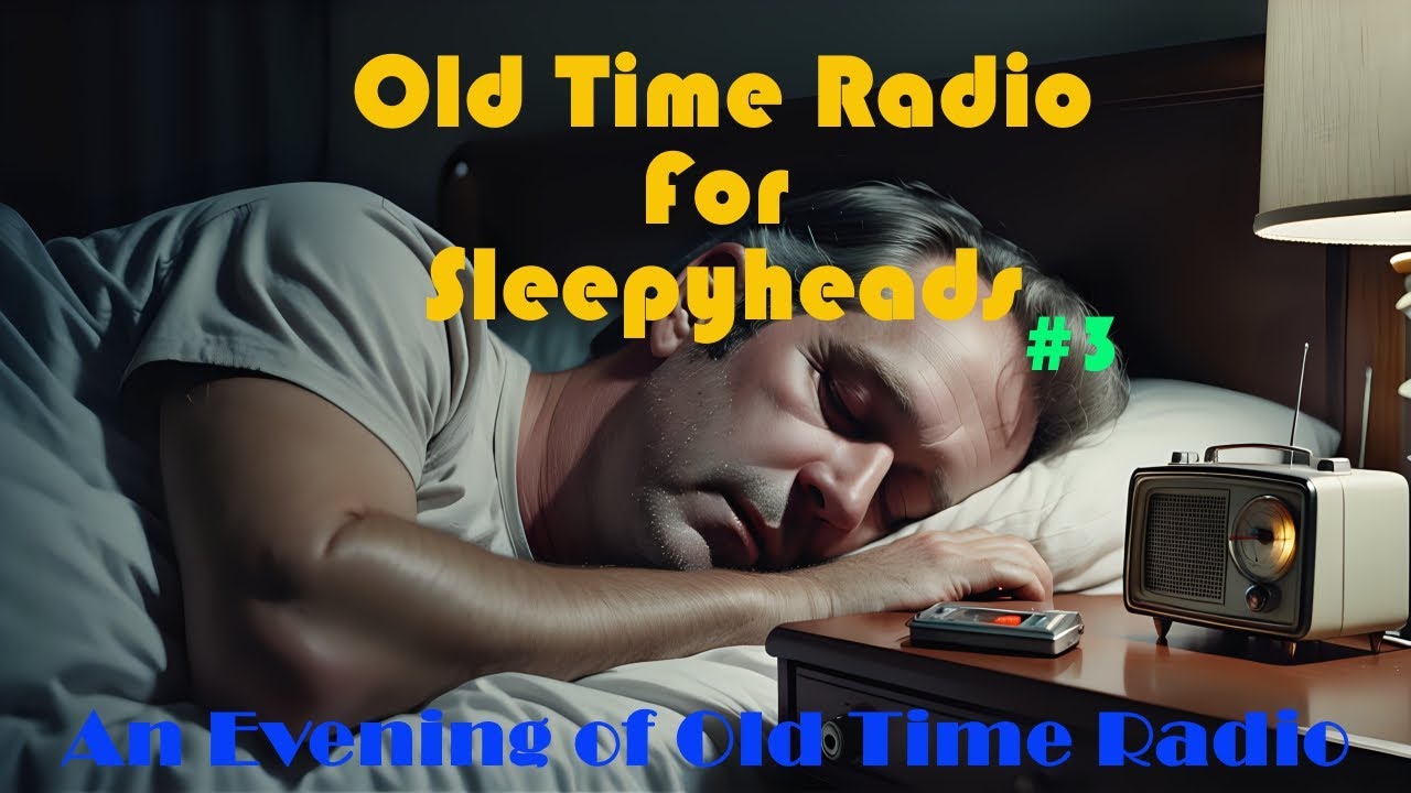 Old Time Radio For Sleepyheads Vol. 3 | Black Screen | 8 Hours | OTR Deep Sleep Video