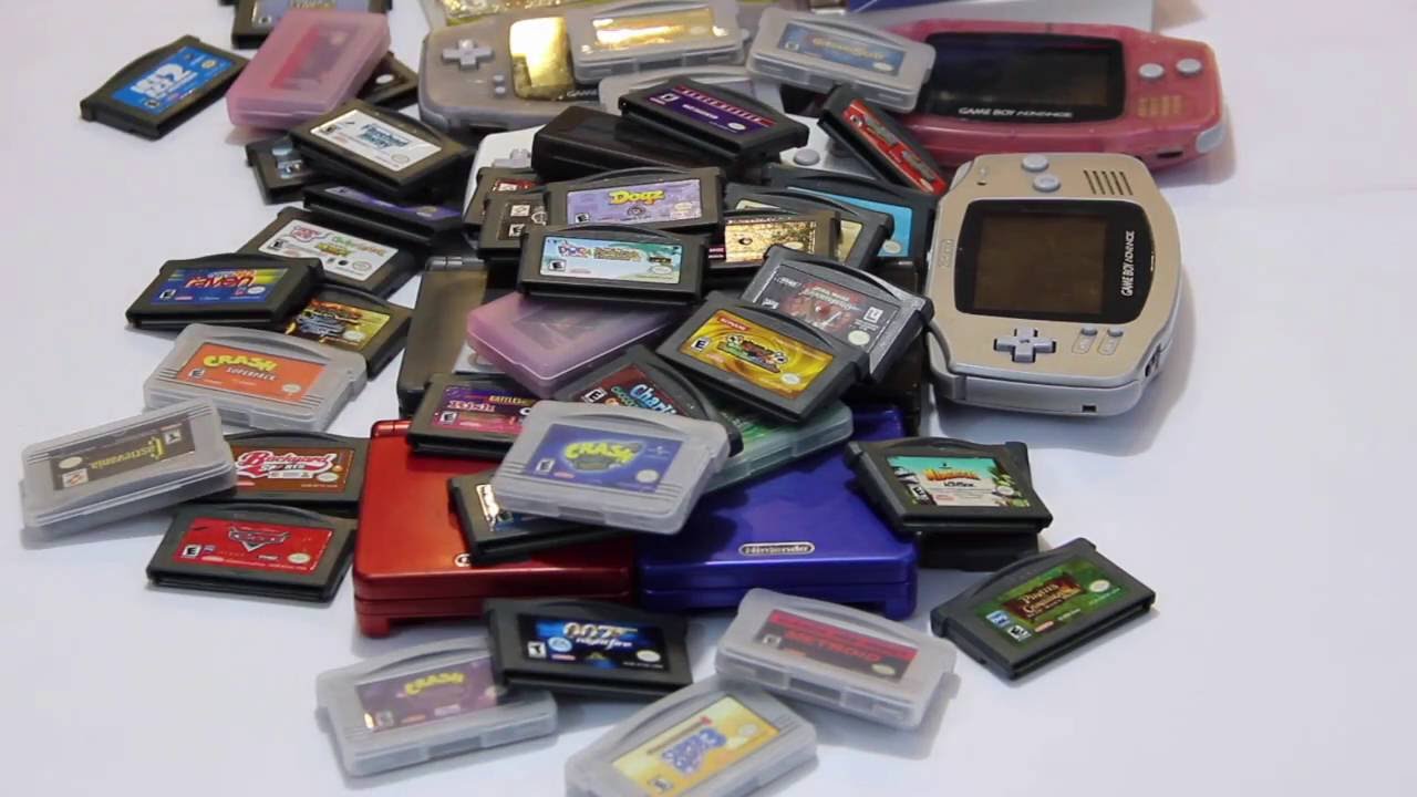 Mi coleccion de juegos Gameboy Advance adquiridos en ventas de garaje