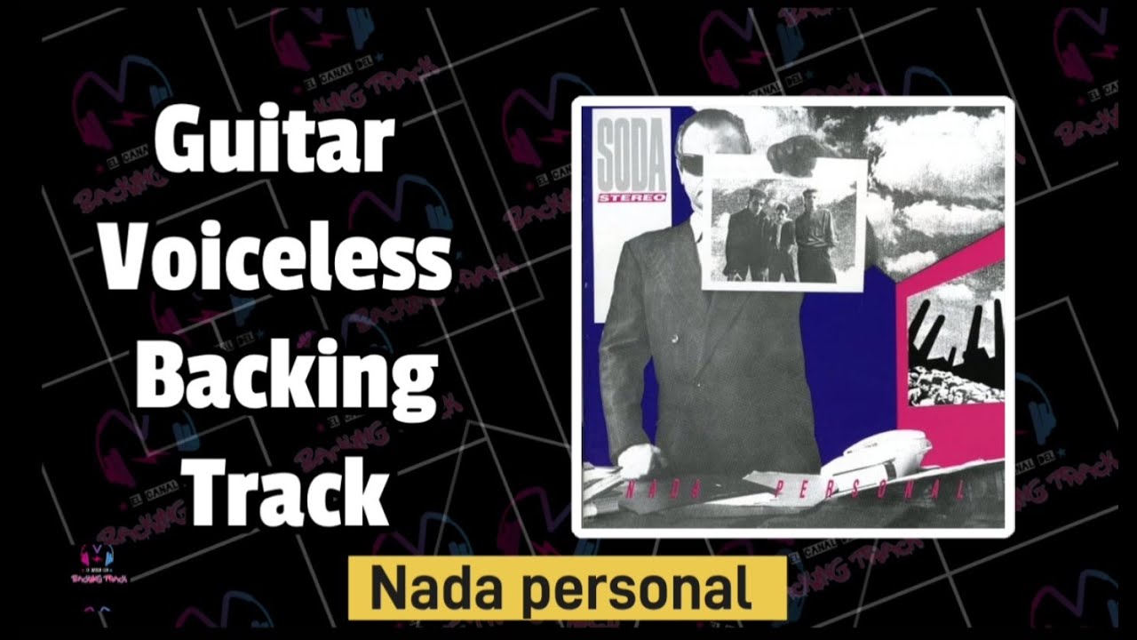 Nada personal (Sin guitarra/voz) | Soda stereo | Guitar/Vocal Backing Track | Pista sin guitarra/voz