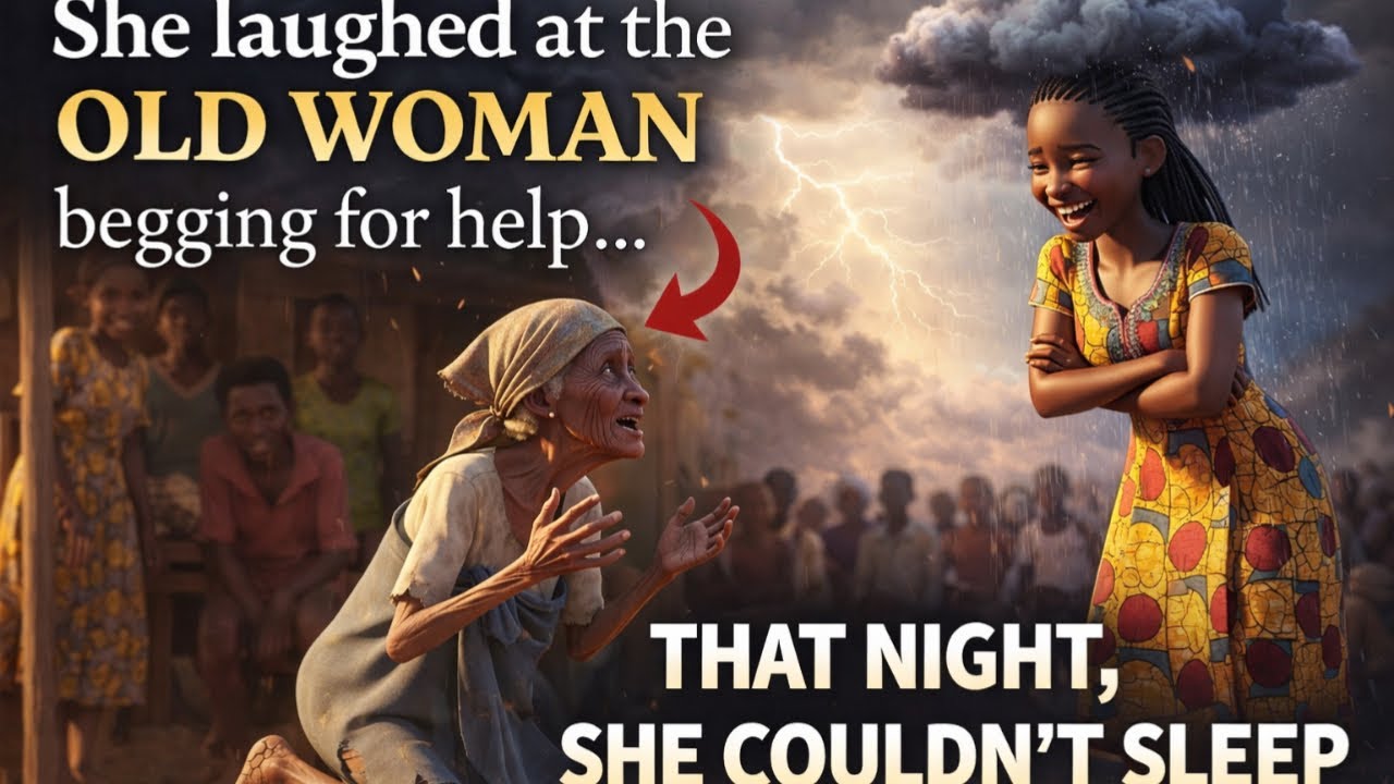 She laughed at the old woman begging for help, Her life changed... #africanfolktales