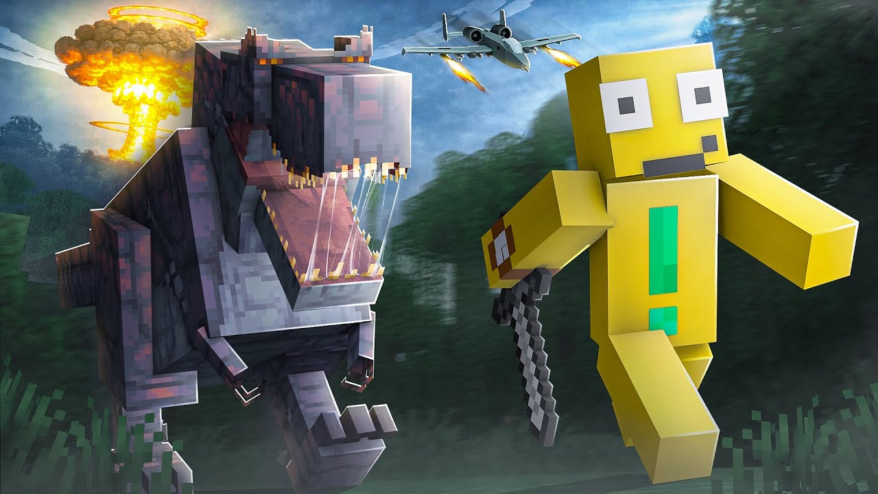 Rescuing Survivors on Jurassic World Rebirth Island | Minecraft