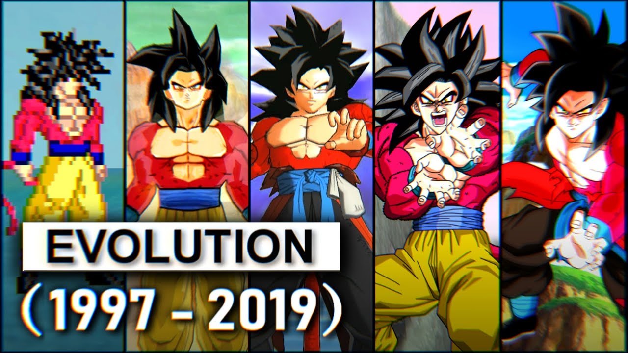 Evolution of Goku SSJ4 (1997-2019) スーパーサイヤ人4悟空 進化の軌跡